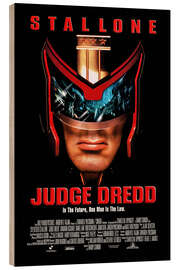 Holzbild Judge Dredd