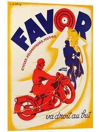 Foam board print Favor Cycles Vélomoteurs Motos