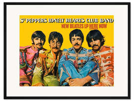 Gerahmter Kunstdruck The Beatles, Sgt. Pepper's Lonely Hearts Club Band