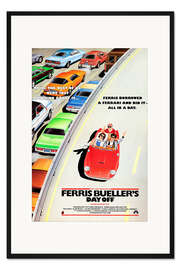Gerahmter Kunstdruck Ferris macht blau (englisch)