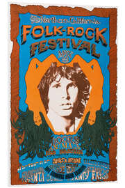 Quadro em PVC Folk-Rock Festival