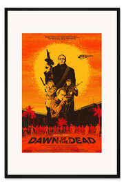 Gerahmter Kunstdruck Zombie (englisch)