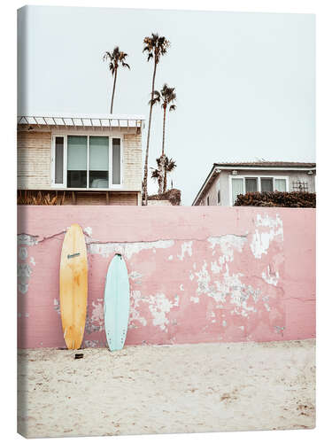 Canvas print Surfboards at the Beach House