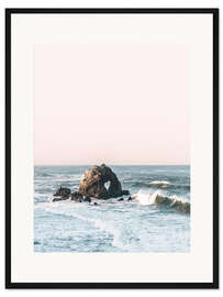 Gerahmter Kunstdruck Blick aufs Meer