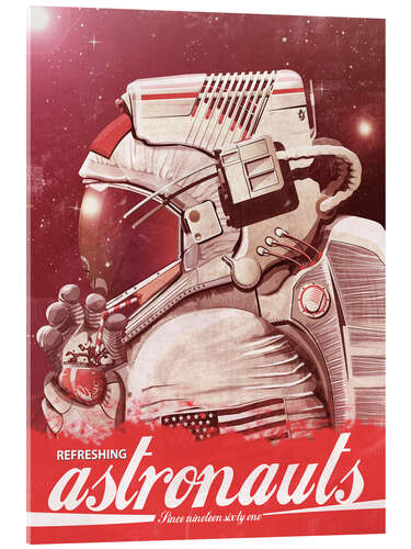 Acrylic print Cola astronaut
