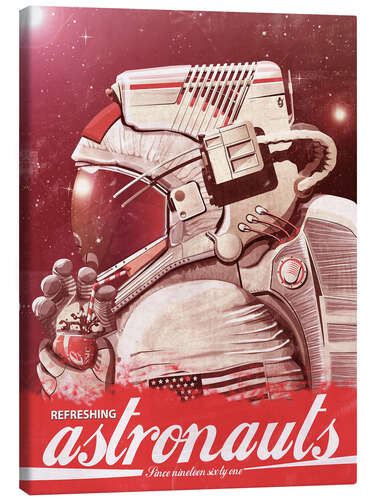 Canvas print Cola astronaut