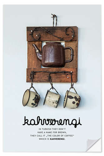 Autocolante decorativo kahverengi I