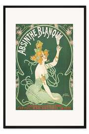Gerahmter Kunstdruck Absinthe Blanqui (Französisch)