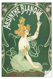 Sticker mural Absinthe Blanqui