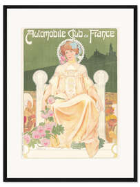 Gerahmter Kunstdruck Automobilclub Frankreich (französisch)