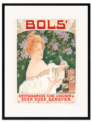 Innrammet kunsttrykk Bols Liqueur (Dutch)