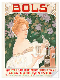 Selvklebende plakat Bols Liqueur (Dutch)