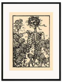 Gerahmter Kunstdruck Die Blume, die einst blühte ...