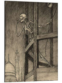 Magnettafel Tod in einem Glockenturm