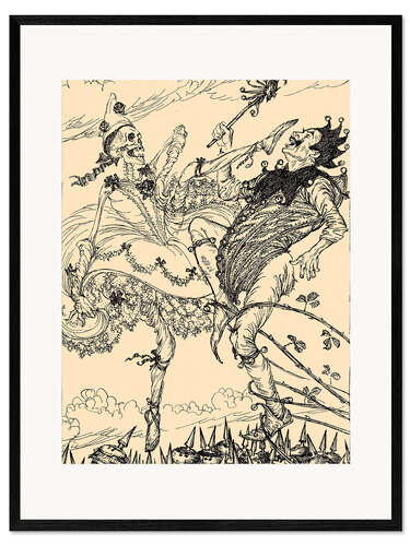 Framed art print Dance partners