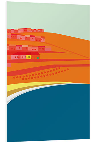 PVC print Rosarito Seashore