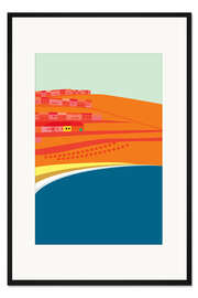 Gerahmter Kunstdruck Rosarito-Küste