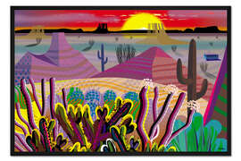 Gerahmter Kunstdruck Die Wüste in dir