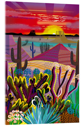 Acrylic print The Desert in Your Mind