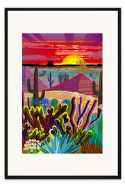 Gerahmter Kunstdruck Die Wüste in deinem Kopf