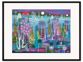 Gerahmter Kunstdruck Mond über Tijuana