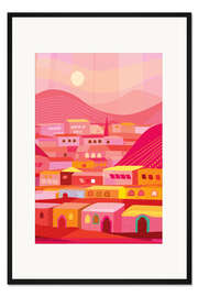 Gerahmter Kunstdruck San Miguel am Nachmittag