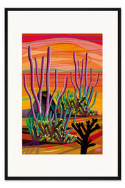 Gerahmter Kunstdruck Ajo