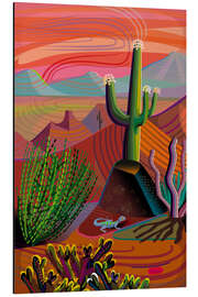 Magnettafel Sonnenuntergang am Gila River