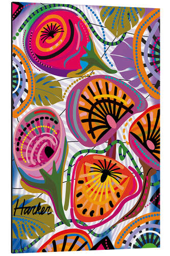 Aluminium print Wild Flowers