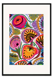 Gerahmter Kunstdruck Wilde Blumen