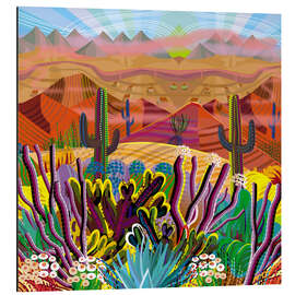 Magnettafel Auf dem Berggipfel