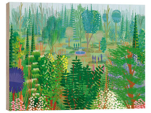 Tableau en bois Xochimilco