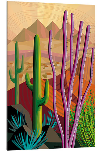 Aluminium print Tucson