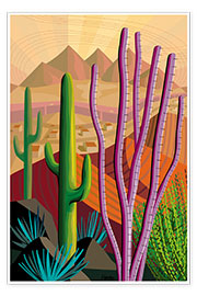 Print  Tucson - Charles Harker
