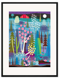 Gerahmter Kunstdruck Unterwegs nach Tenochtitlan