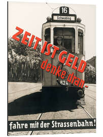 Magnettafel Zeit ist Geld