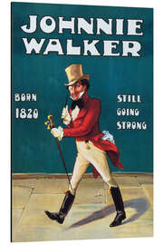 Tableau en aluminium Johnny Walker (anglais)