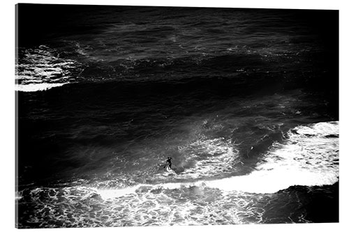 Acrylic print Stand Up Paddle in the ocean