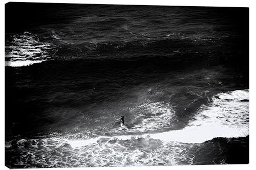 Lærredsbillede Stand Up Paddle in the ocean