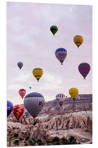 Tableau en PVC Montgolfières en Cappadoce