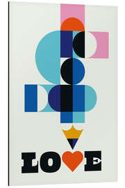 Magnettafel Love