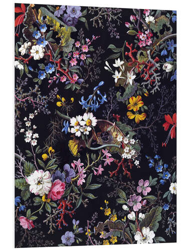 Foam board print Floral pattern I