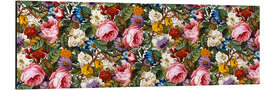 Alumiinitaulu  Floral pattern III, panorama - William Kilburn