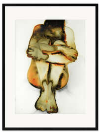 Ingelijste kunstdruk 1.The Dirty Yellow Series