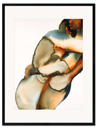 Ingelijste kunstdruk Screen Seven