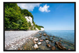 Gerahmter Kunstdruck Kreidefelsen auf Rügen