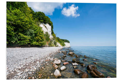 Foam board print Chalk cliffs on Rügen