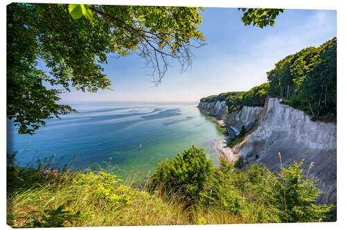 Lærredsbillede Rügen chalk cliffs