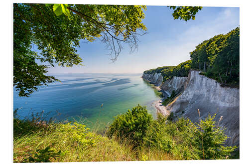 Foam board print Rügen chalk cliffs