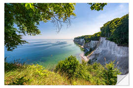 Naklejka na ścianę Rügen chalk cliffs